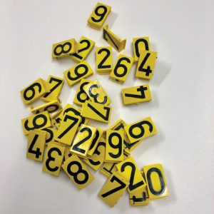 Hydrant Plate Number Inserts