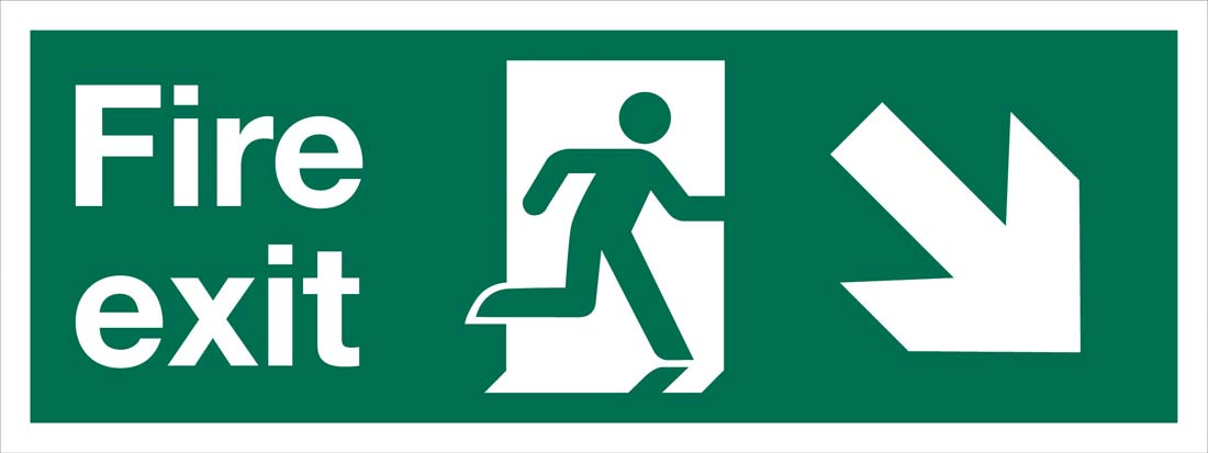 Fire Exit Down/right