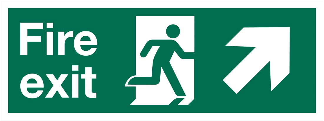 Fire Exit Up/right