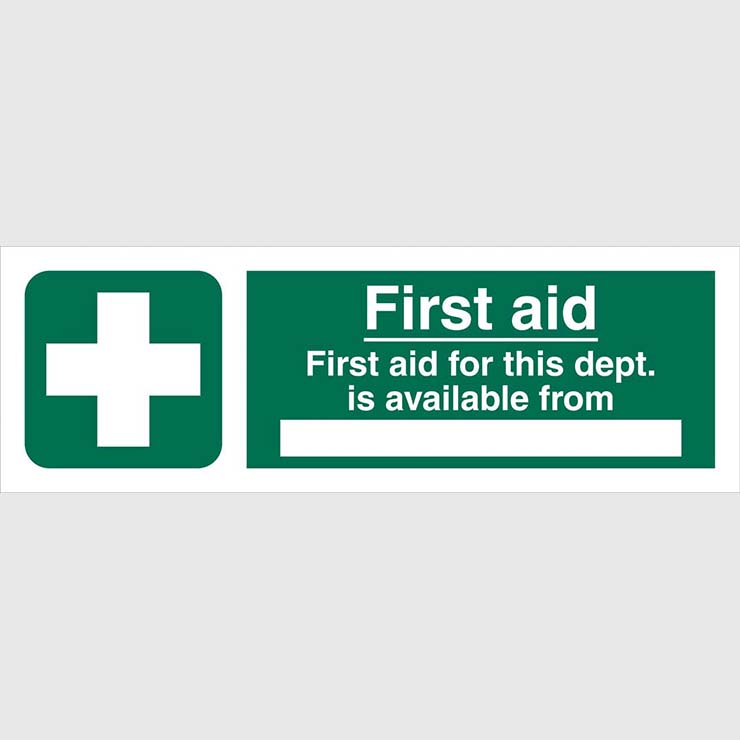 First Aid For This Department