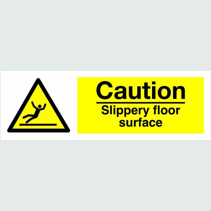 Caution Slippery Floor Surface
