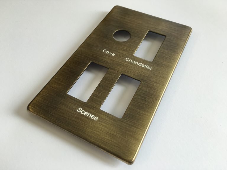 Electrical switch and socket engraving | Dartford, Kent | Slater Signs