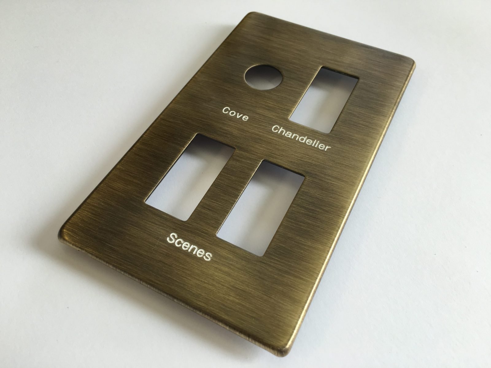 Electrical switch and socket engraving | Dartford, Kent | Slater Signs