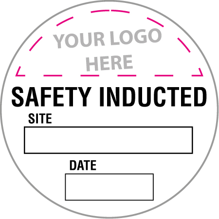 Circular Safety Inducted Sticker