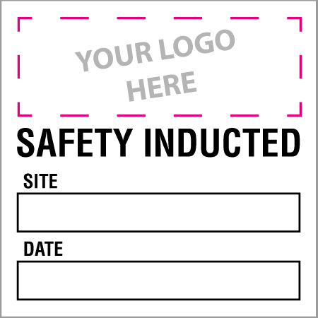 Safety Inducted Helmet Sticker