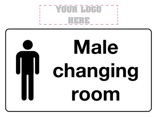 Male Changing Room Sign
