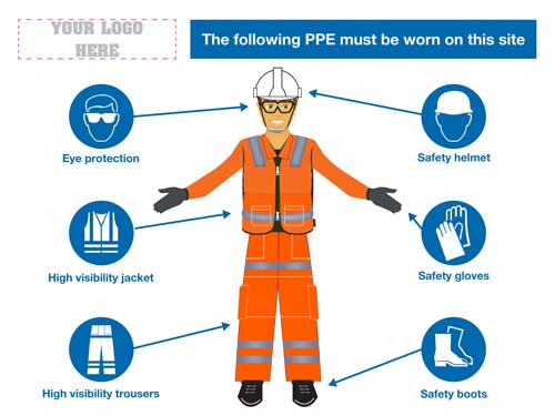 The Following PPE Must Be Worn On Site – Railway Worker