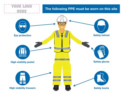 The Following PPE Must Be Worn On Site – Road Worker