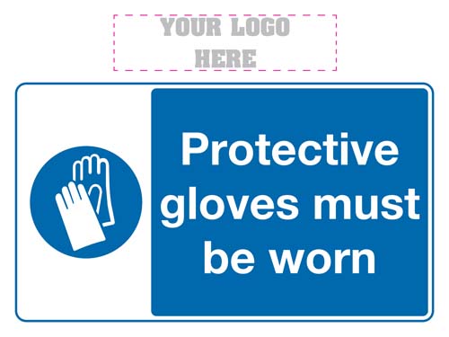 Protective Gloves Must Be Worn Sign