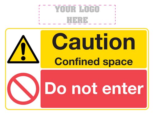Caution Confined Space Do Not Enter Sign
