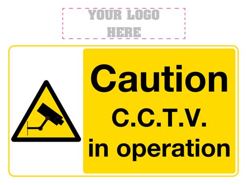 Caution C.C.T.V. In Operation Sign