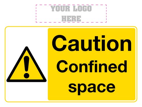 Caution Confined Space Sign