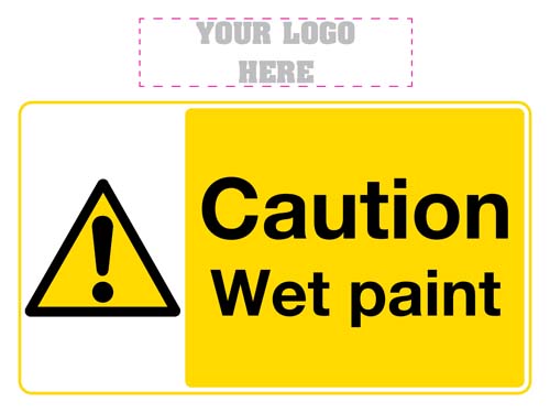 Caution Wet Paint Sign