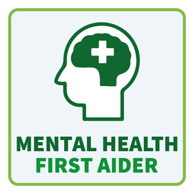 Mental Health First Aider Construction Helmet Sticker